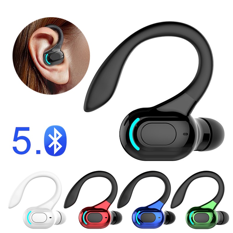 5.2 Bluetooth Earhook Headset Wireless Bluetooth Earphone Waterproof ...