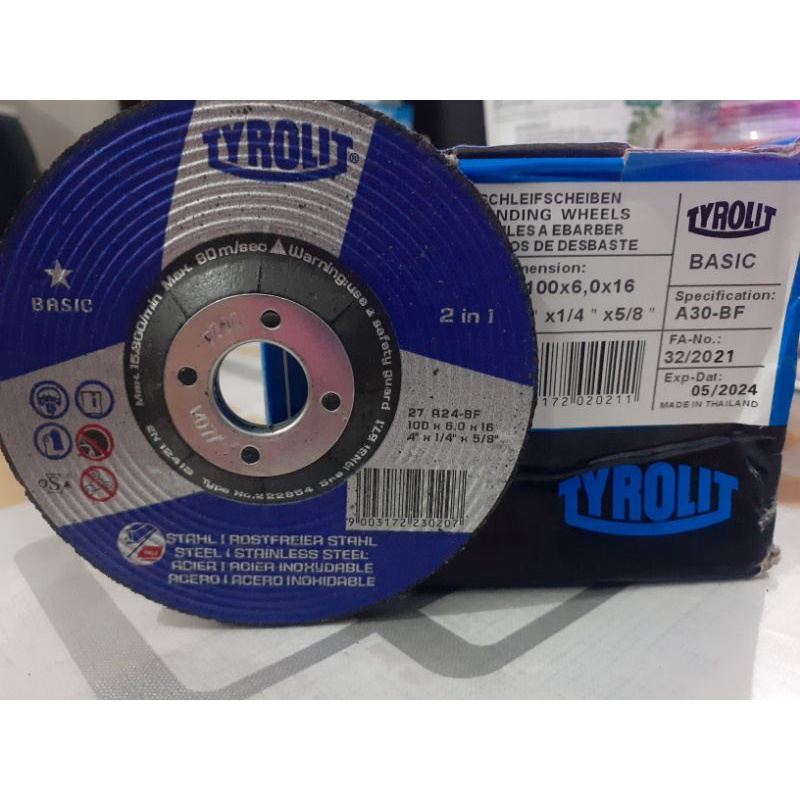 TYROLIT GRINDING DISC 4" Shopee Philippines