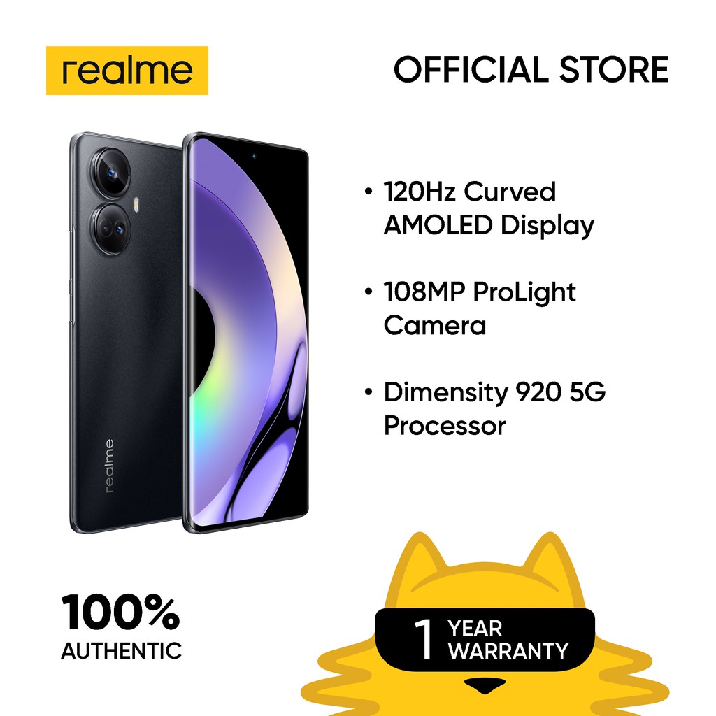 realme 10 Pro+ 5G (8+8GB RAM, 128GB ROM) | Shopee Philippines