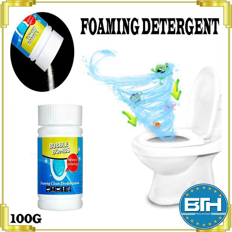 BTH Quick Foaming Toilet Cleaner Magic Bubble Bombs, Fast Foam Toilet