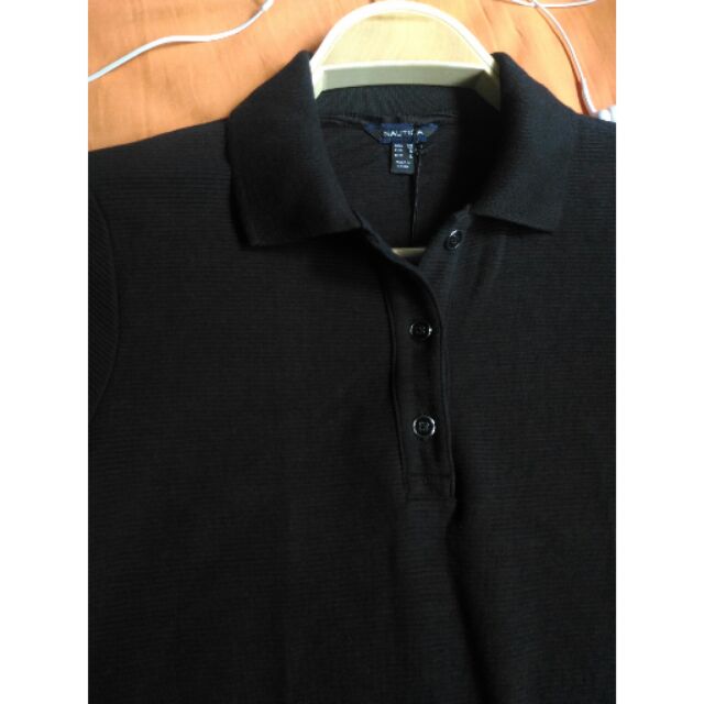 Nautica 2024 black polo