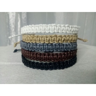 Hand-Knitted Bracelet, Cotton and Linen Braided Rope, Colour Bumping Hand  Rope - China Bracelet and Friendship Bracelet price