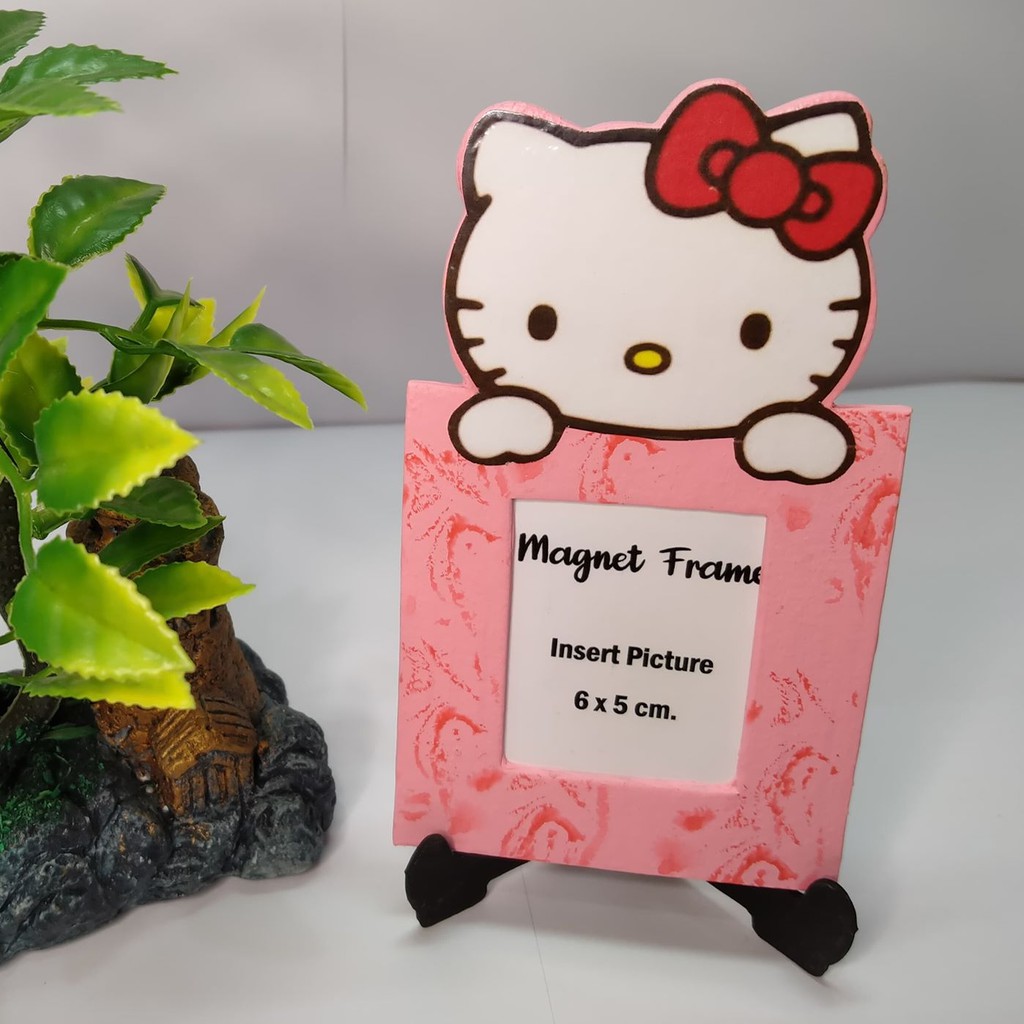 10 PCS. Hello kitty Magnetic Frame with stand | Shopee Philippines