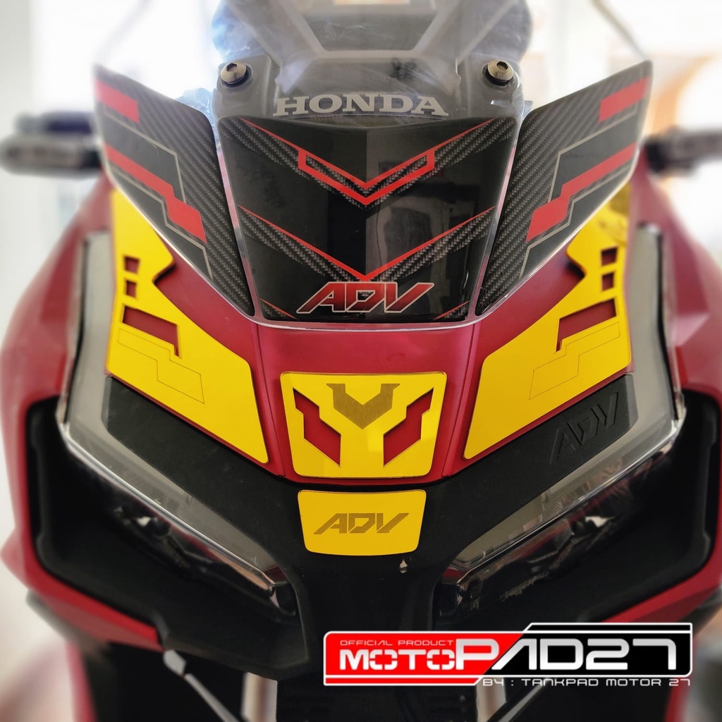 Motopad27 honda adv 160 acrylic front body eyebrow garnish | Shopee ...