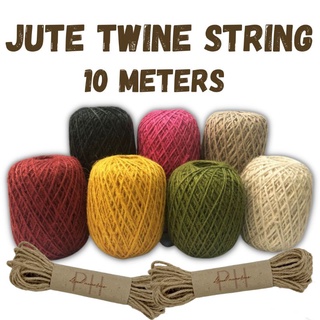 2pcs Jute Strings Thin Rope Gift Box Packing Decorating Thin Jute