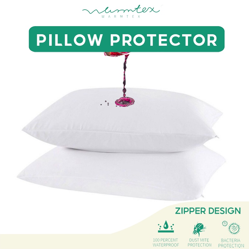 Zipper Waterproof Pillow Protector Bed Bug Proof Pillow Cover