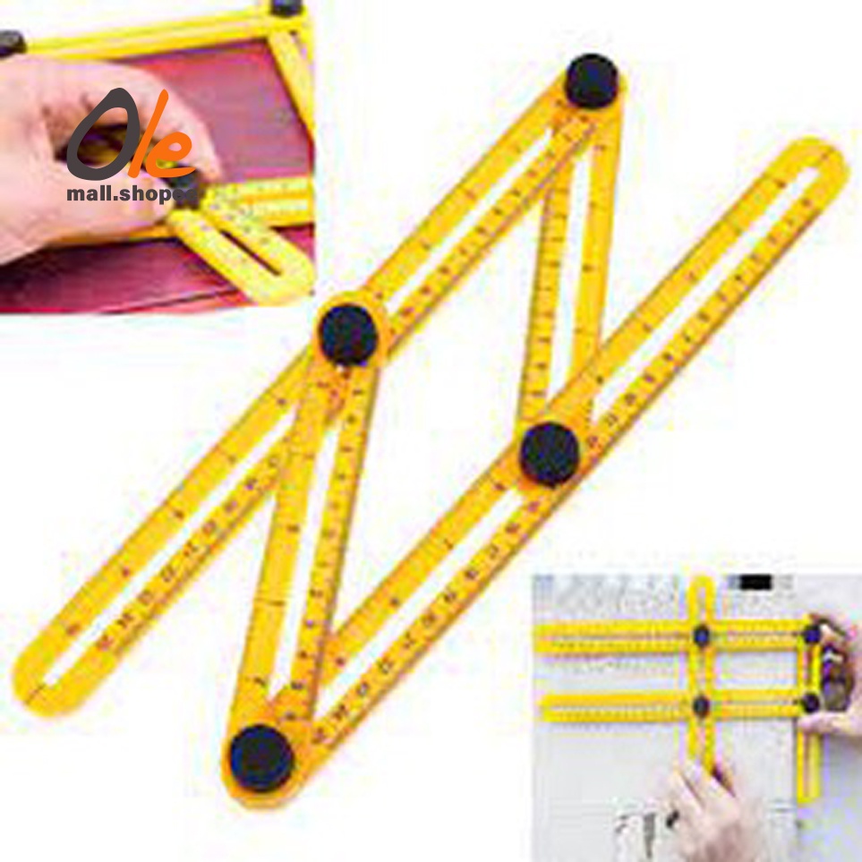 Angle Ruler Tool Angle Ruler Measuring Protractor Activity Four-fold ...