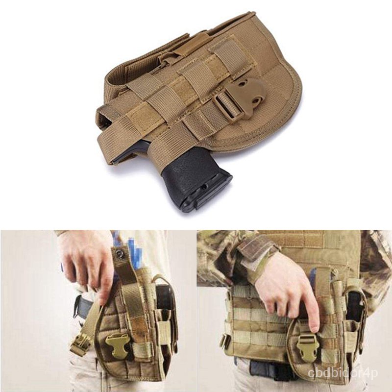 xyb8 Tactical MOLLE Gun Holster Universal Chest Holster With Magazine