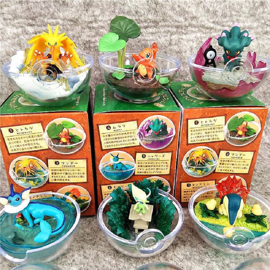 Pokemon Anime Toys Fashion Miniature Landscape Surprise Blind Box ...