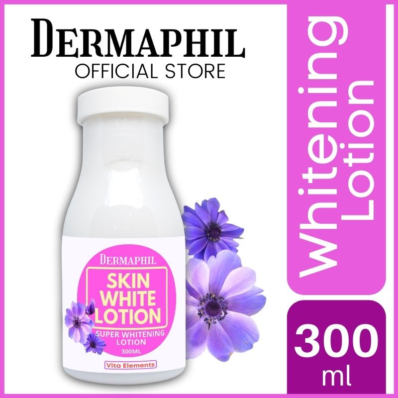 DERMAPHIL Skin White Lotion (300ml) / Super Whitening Lotion | Shopee ...