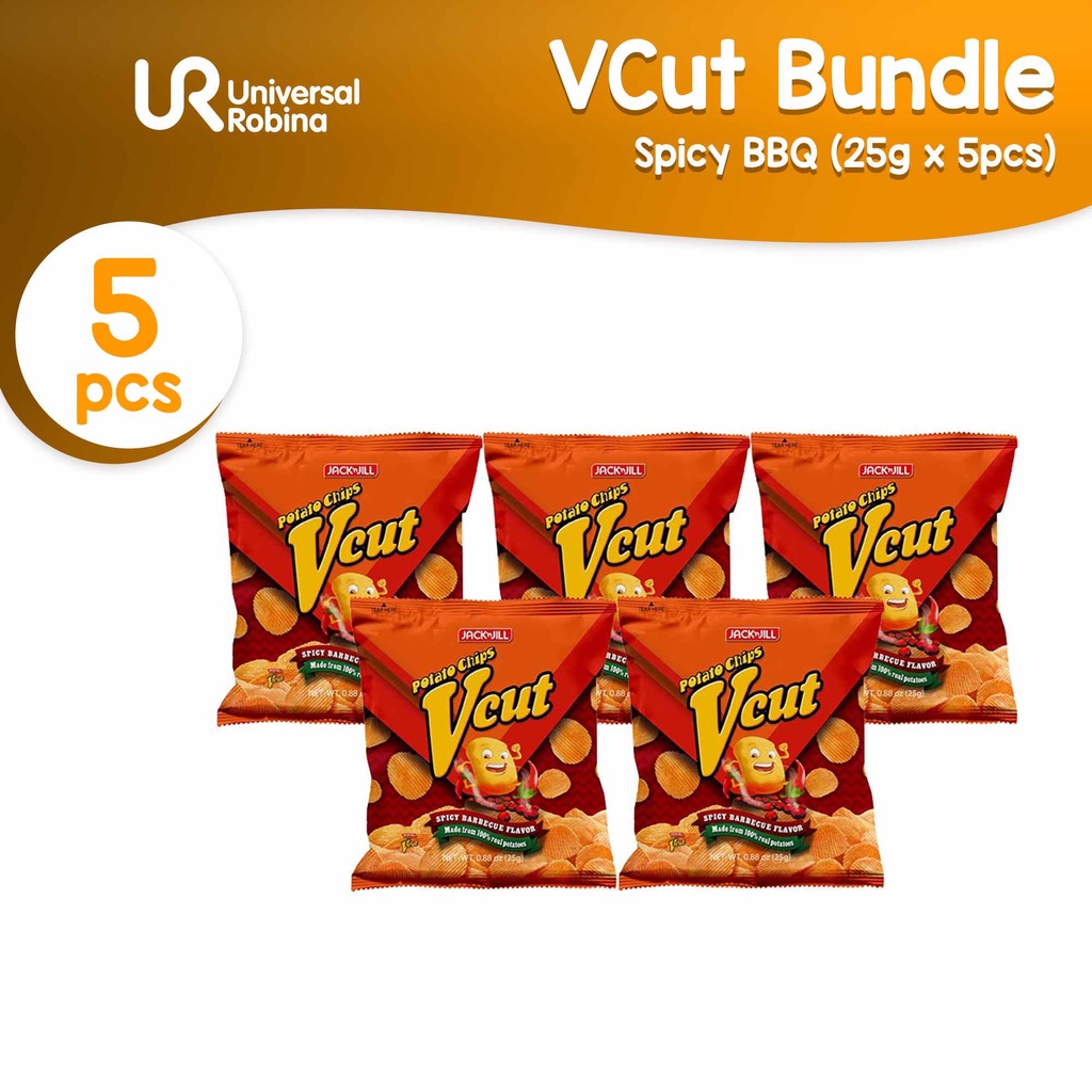 5 X Vcut Spicy Bbq Solo Size 25g Shopee Philippines 3052