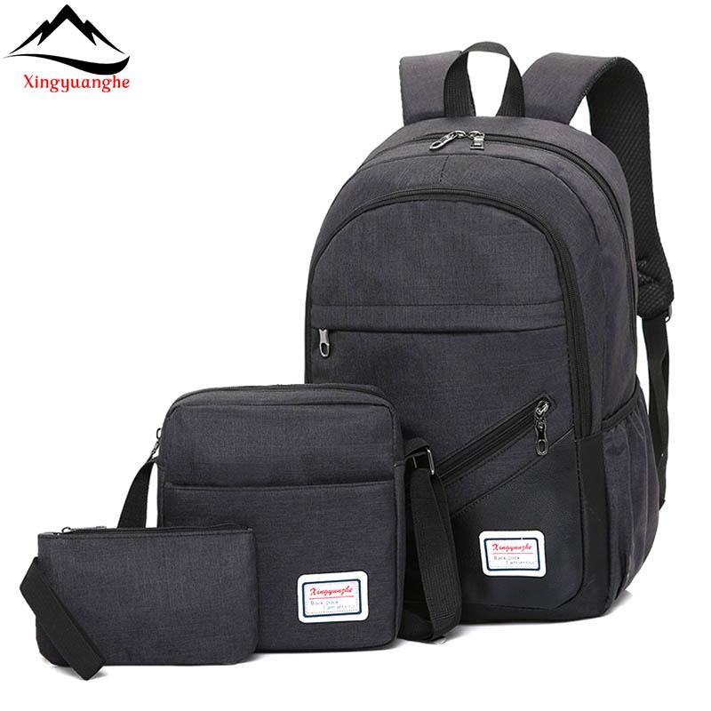 cho 3 in 1 Men Backpack Travel Backpack Laptop Bag Laptop Backpack