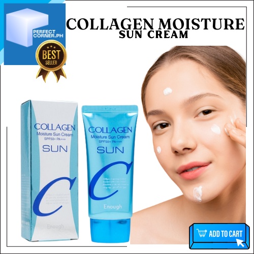 Moisturizing Sunscreen Cream With Collagen Moisture Sun Cream SPF50