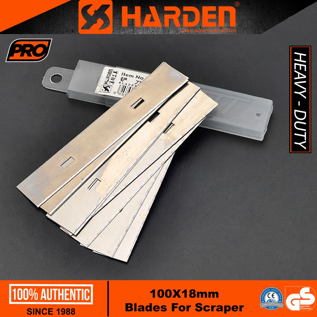 Harden 620219 120x22mm Blades For Scraper Decoration Tools Carbon Steel ...