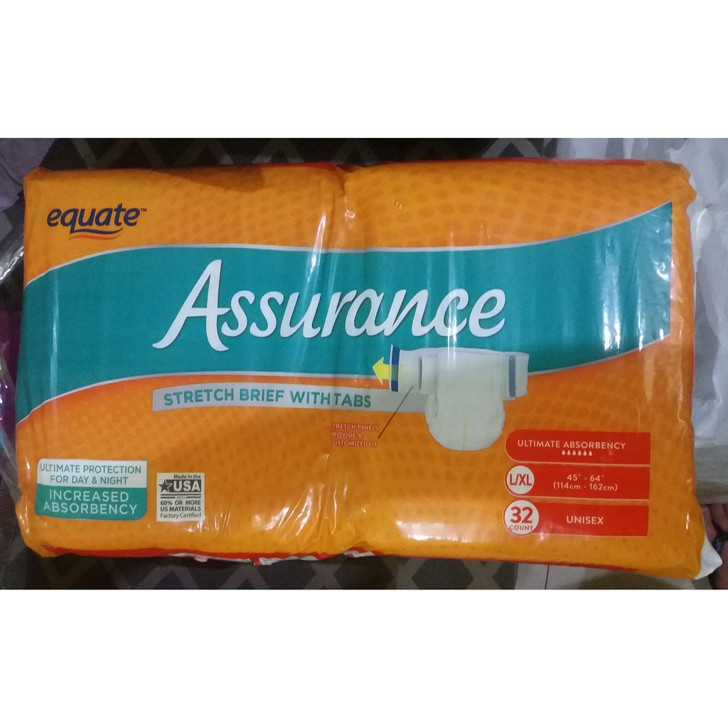 Adult Diaper Assurance brand Medical Supplies