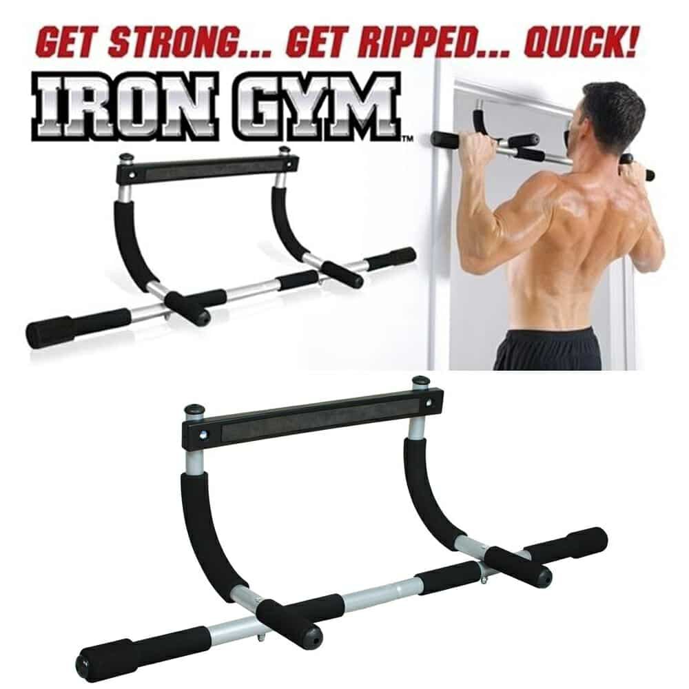 Iron gym total upper body workout bar hot sale