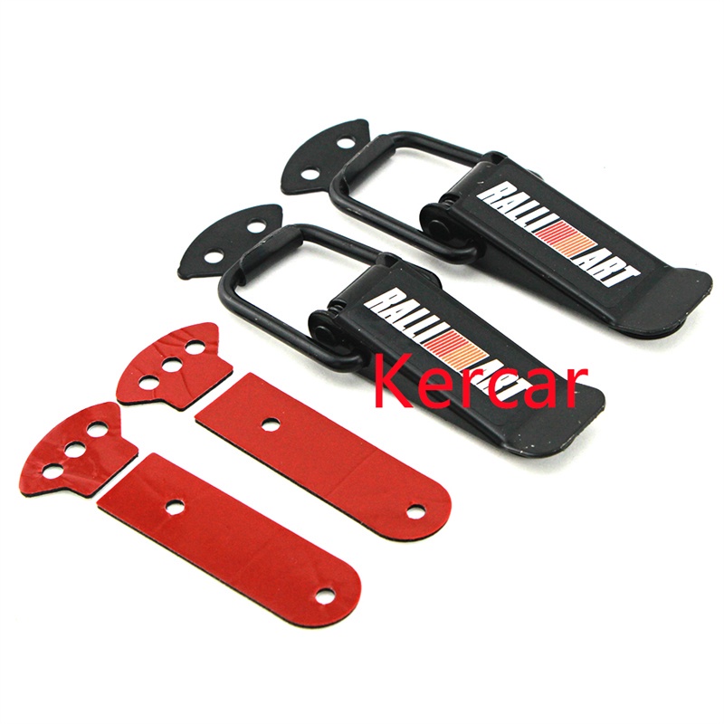 Universal Momo Sparco Ralliart Security Kit Bumper Quick Release Hook Lock Clip For Racing Car