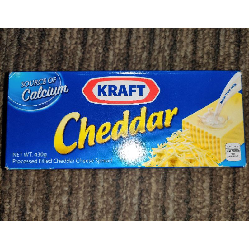 Kraft Cheddar Cheese (430g) Shopee Philippines