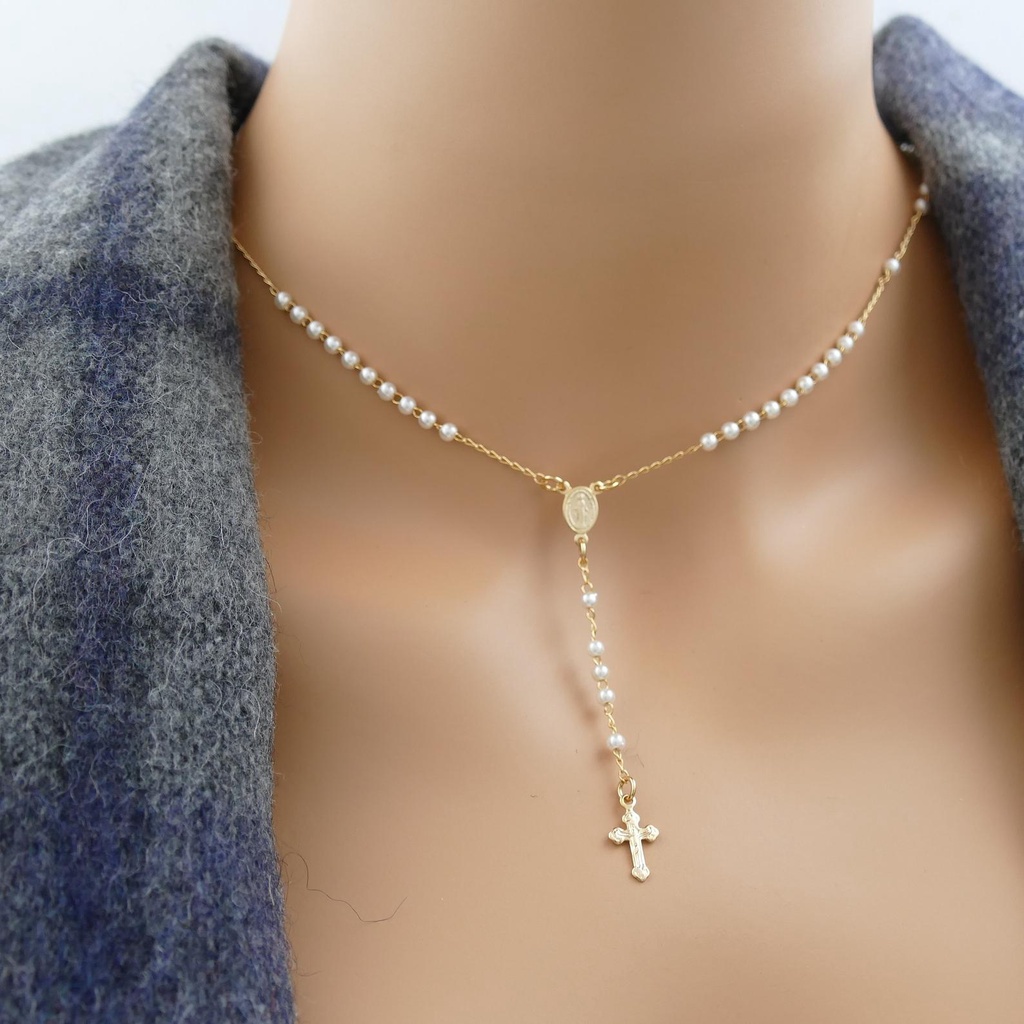 Rosary necklace clearance