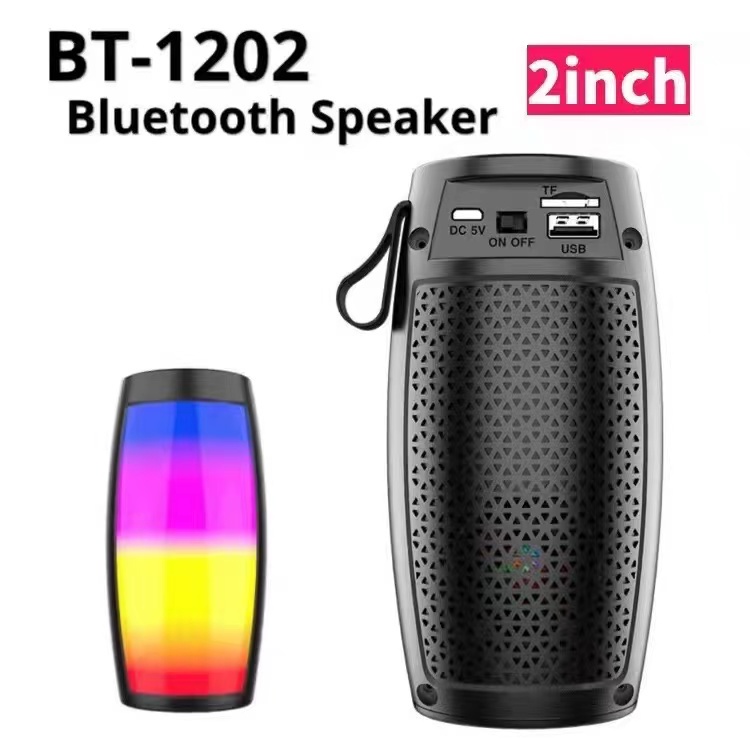 PHPPPH ZQS-1202 Portable Wireless Super Bass Speaker with Led Light ...