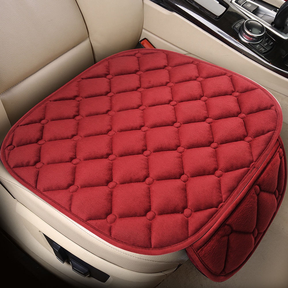 Car Seat Cushion Driver Seat Cushion With Comfort Memory Foam Non Slip Rubber Vehicles Office Chair Home Car Pad Seat Cover