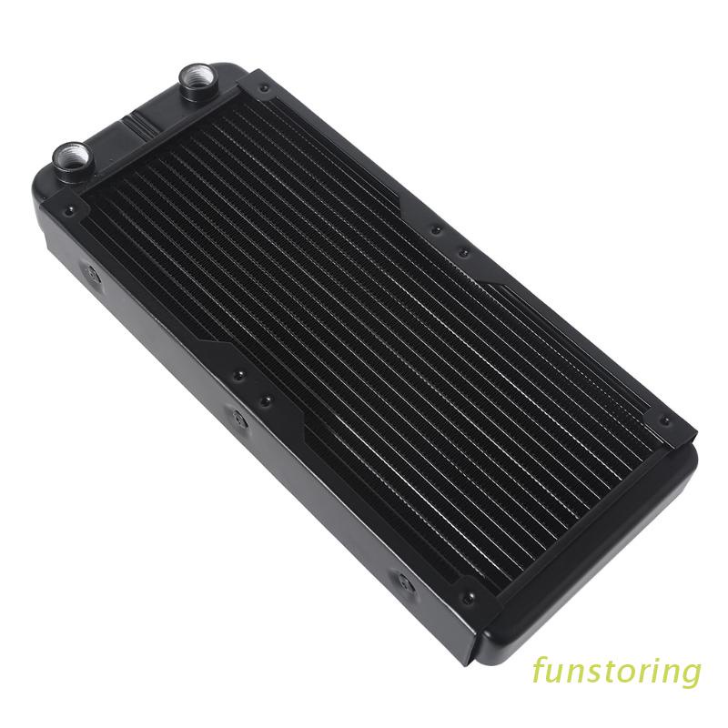 FUN Water Cooling Computer Radiator 18 Pipe Aluminum Heat Exchanger