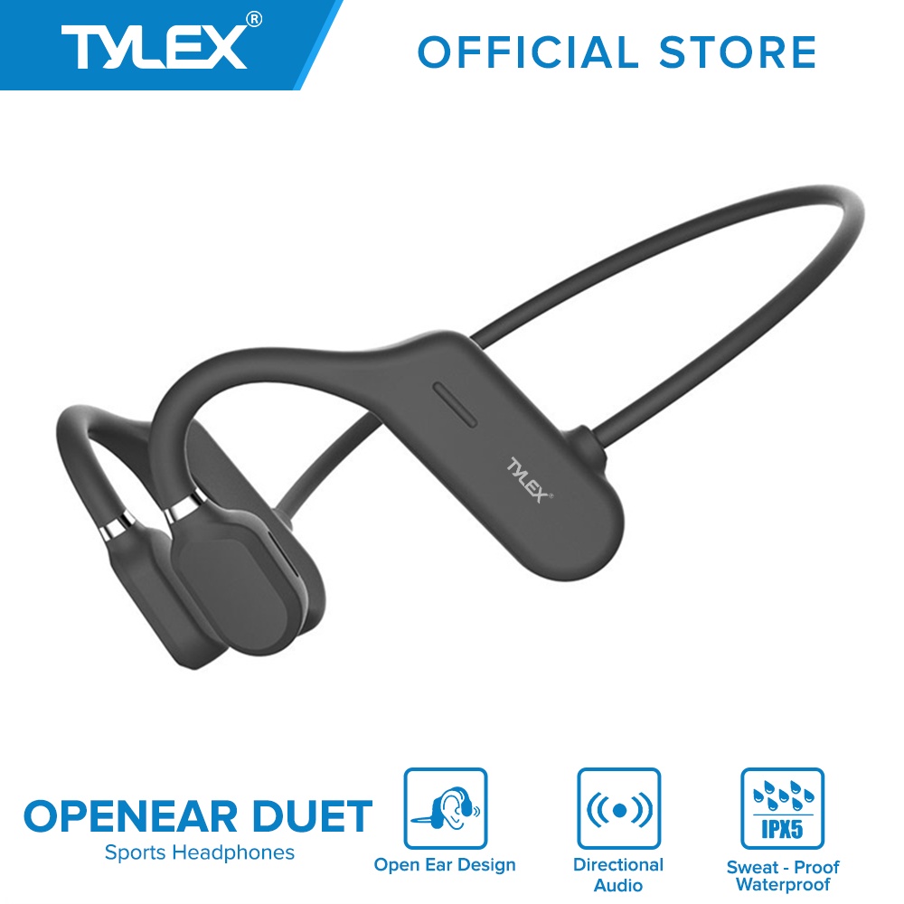 TYLEX Sports Headphones OPENEAR Dual Listening IPX4 Sweatproof