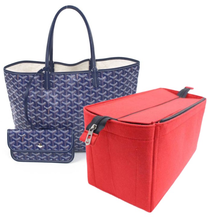 Bag and Purse Organizer with Zipper Top Style for Goyard St Louis