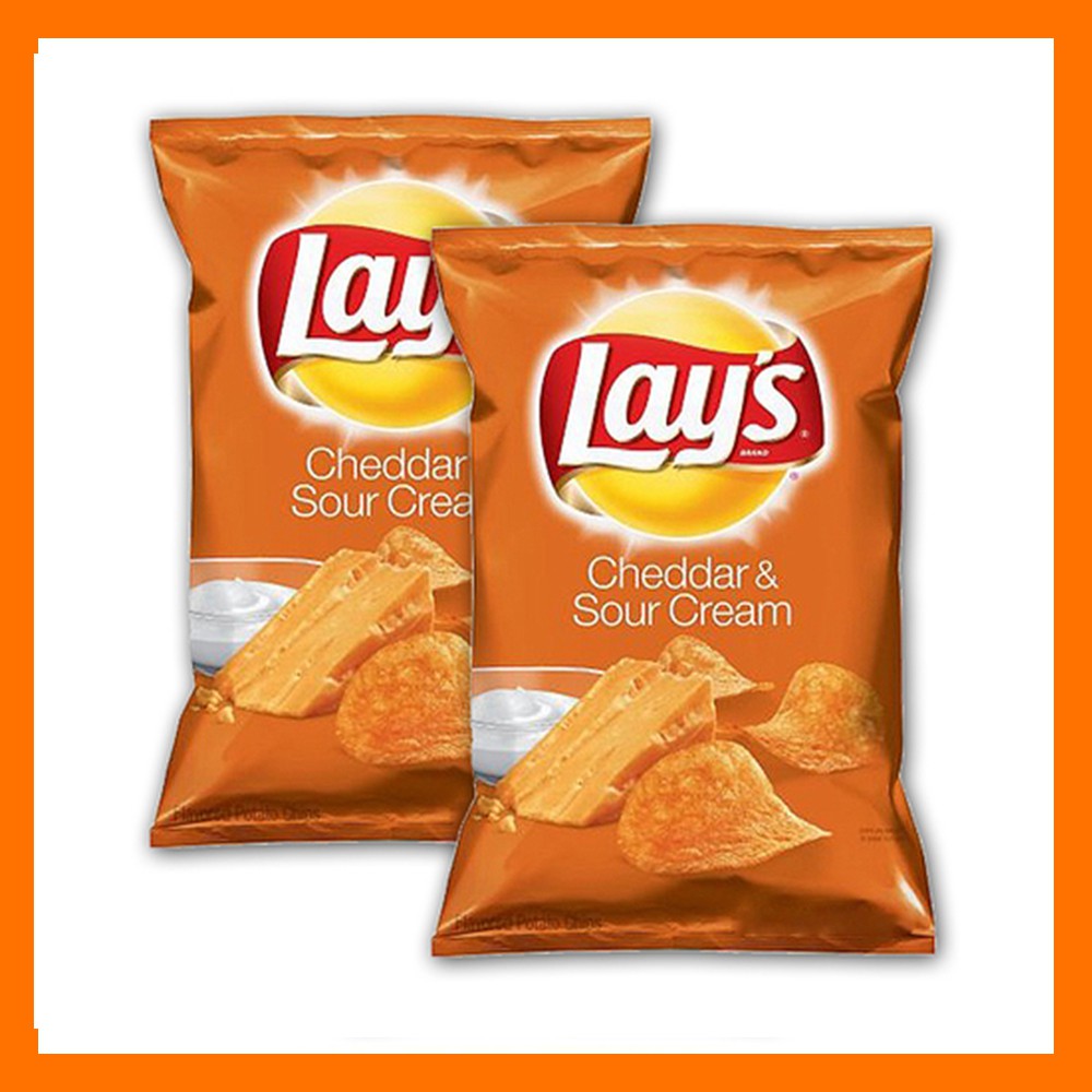 Lays Cheddar And Sour Cream Flavored Potato Chips 1842 Grams Shopee Philippines 1038