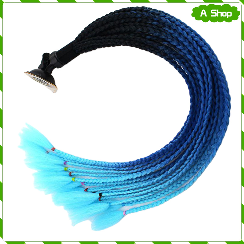 Helmet Dreadlocks Women Men Helmet Dreadlocks Ponytail Braid 55cm