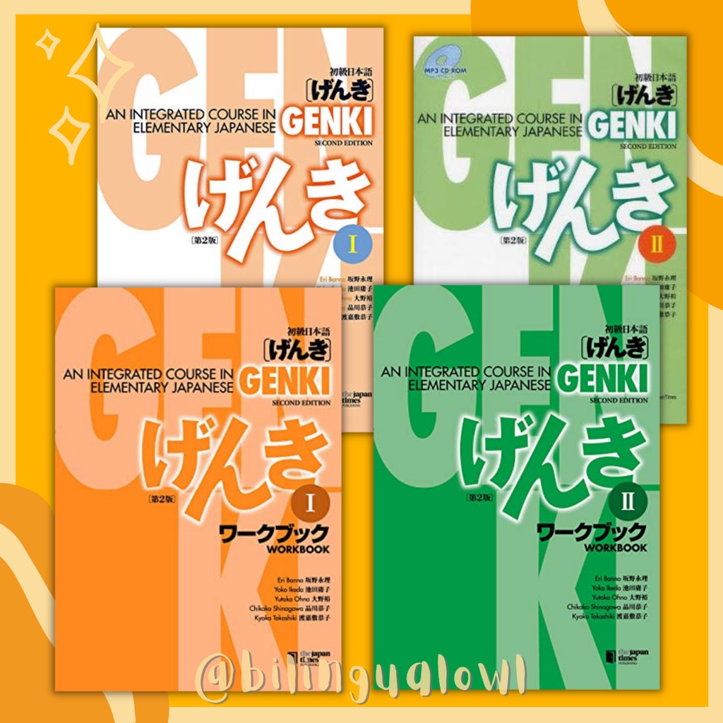 Genki I & II (2nd Edition) An Integrated Course in Elementary Japanese Shopee Philippines