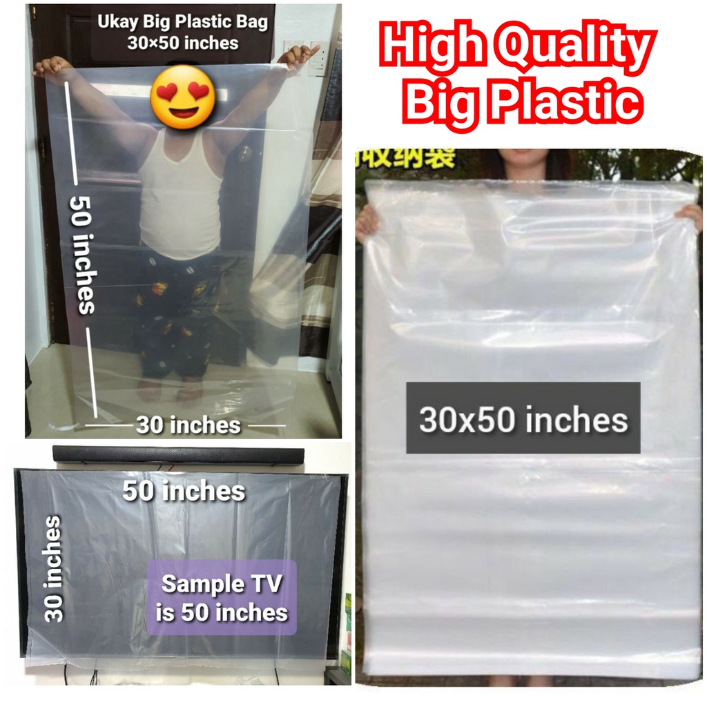 Big Plastic Bag Large Storage Laundry Ukay RTW plastic 30x50 Inches