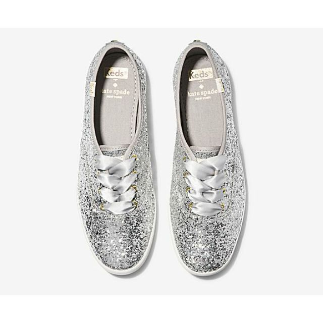 Silver on sale sparkly keds