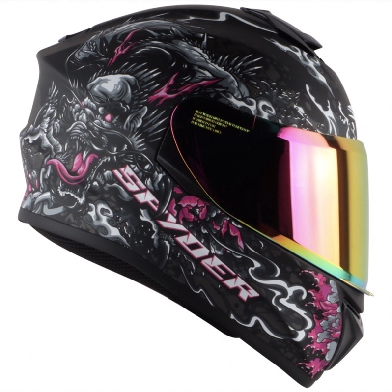 Spyder SPY SHIFT 3 GD Neo Series Ryujin Full Face Dual visor Helmet ...