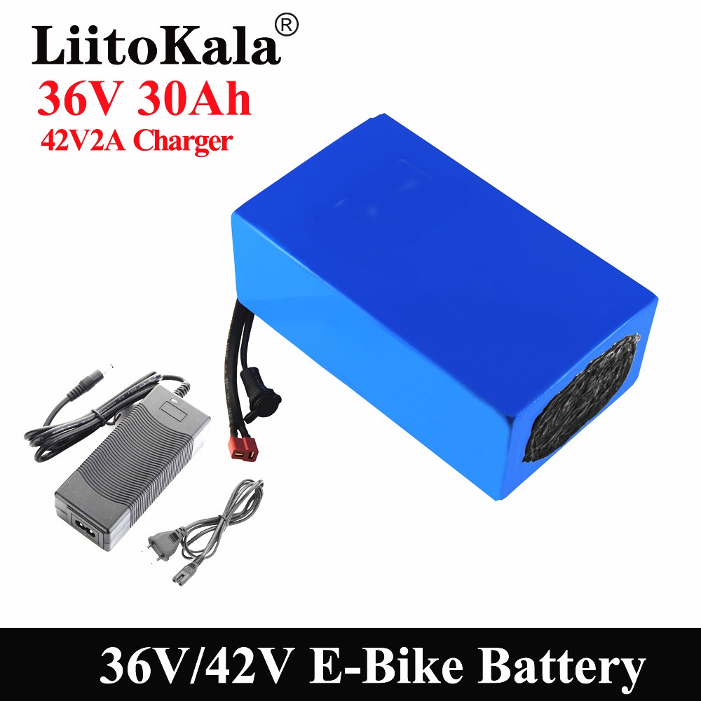 LiitoKala 36V 20Ah 30Ah 25Ah 15Ah 18650 Lithium Battery Electric