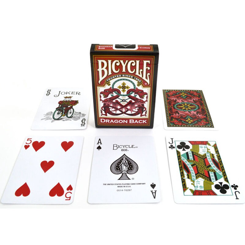 Dragon back playing cards sale