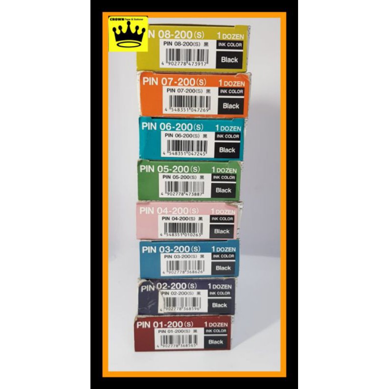 1 piece Uni Pin Fine line different pin point | Shopee Philippines