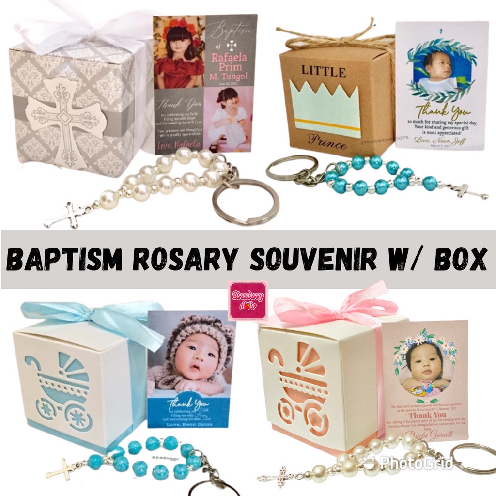 Baptism/Christening Giveaways, Souvenirs Shopee Philippines