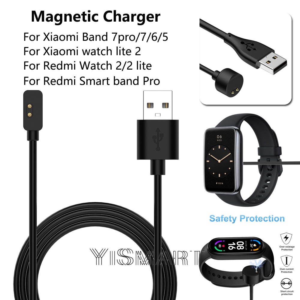 Magnetic Charger for Mi Band 5/6/7 NFC Fast Charging Cable for Xiaomi Smart  Band Pro Redmi Watch Lite Xiaomi Watch Lite