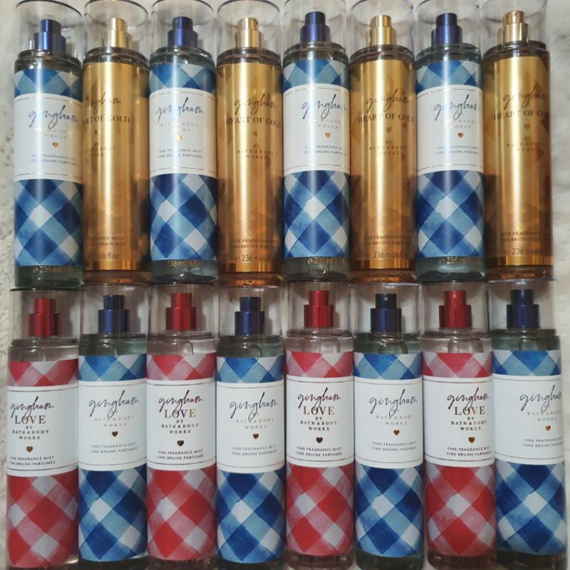 BBW Gingham Gingham Love Gingham Gold Mist 236ml Shopee Philippines
