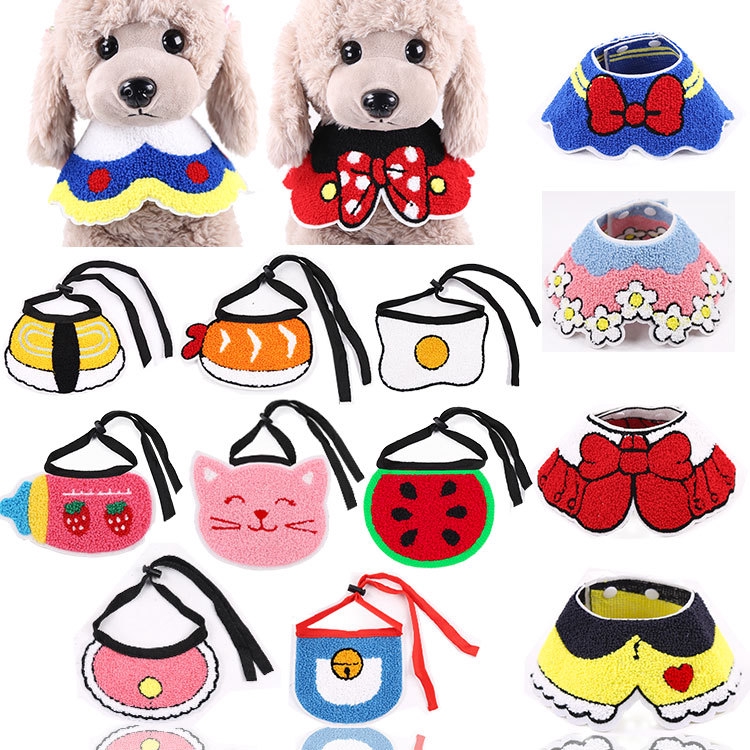 Dog Bibs Cat Scarf Bandana Bibs For Small Dogs Adjustable Pet