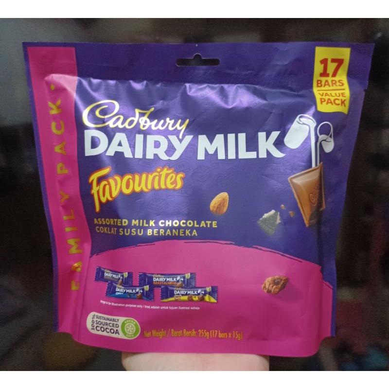 Cadbury Dairy Milk Family Pack 255g/180g | Shopee Philippines