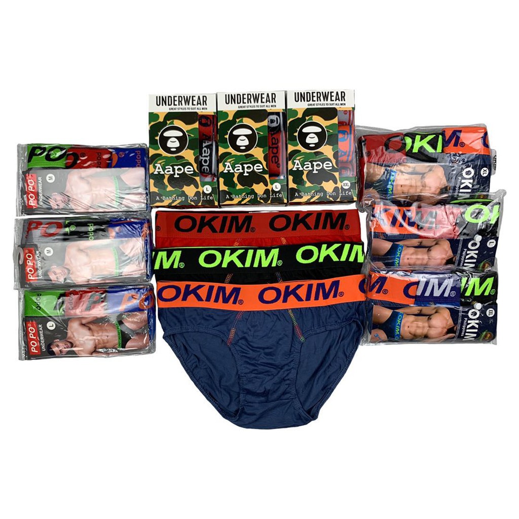 3pcs Undewear Brief For mens | Shopee Philippines