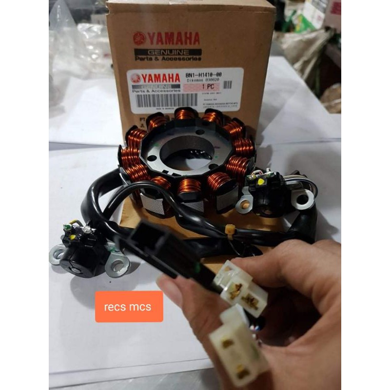 STATOR for MIO i125 s w/idling stop 2 pulcer coil Shopee Philippines