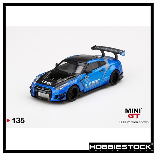 Mini GT 1/64 LB Works Nissan GT-R (R35) Type 2, Rear Wing Version