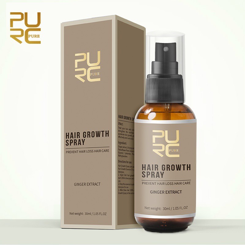 PURC Hair Growth Spray Fast Grow Loss Treatment Preventing | Shopee ...