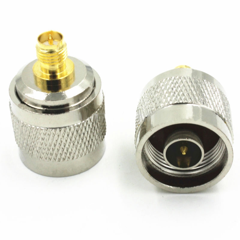 2PCS N Male Plug to RP-SMA Female Plug RF Coaxial Adapter | Shopee ...