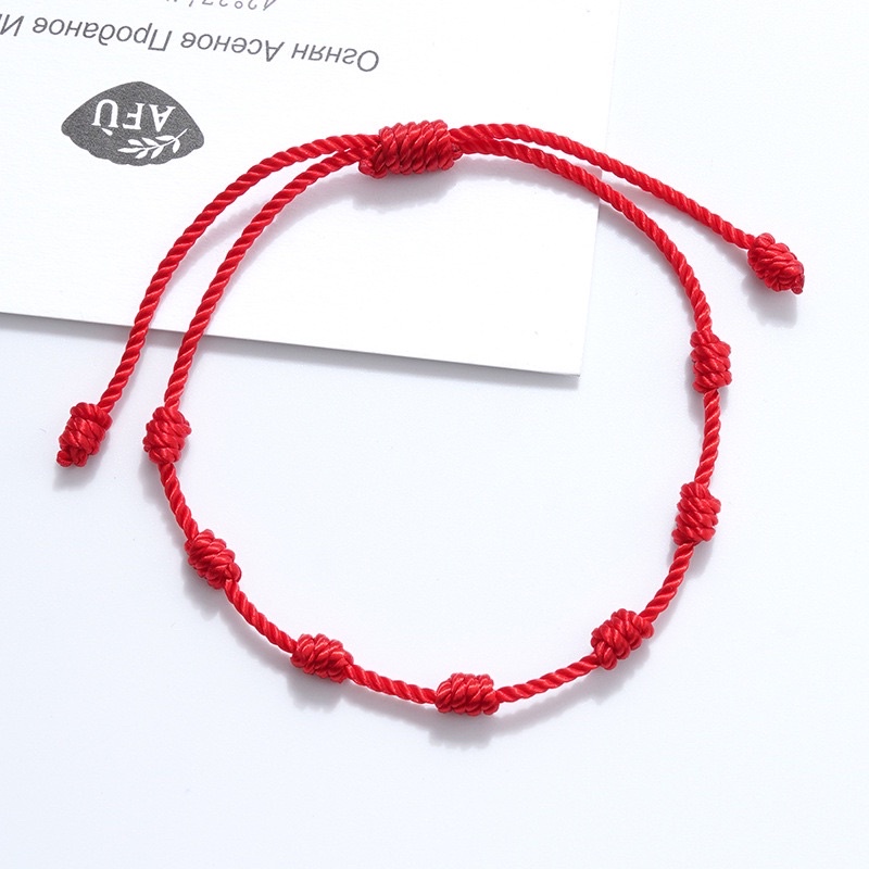 Lucky red store string bracelet original