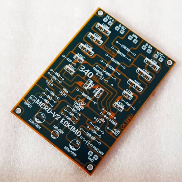 Pcb Driver Power Amplifier Mono MCRD V2 Eskimo Type 340 Low Sub