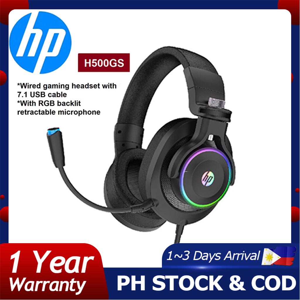 ┋HP H500GS/H220GS/H360G/H120G 27.1 USB GAMING HEADSET WITH MIC STEREO